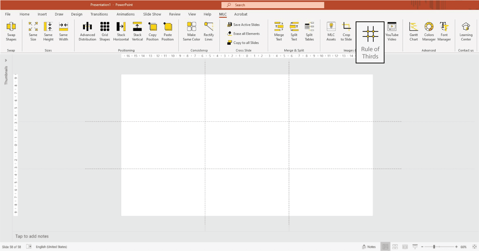 eye path control for presentations