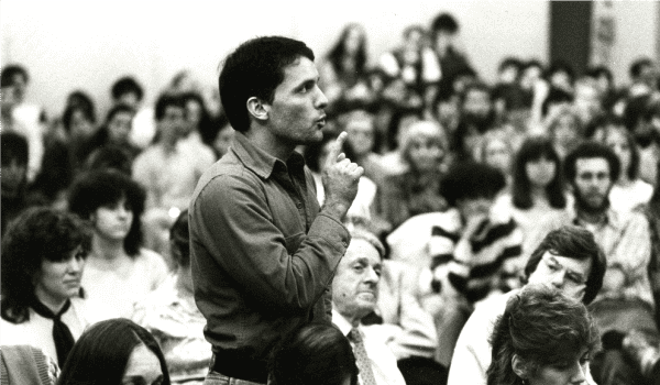 Man giving a presentation