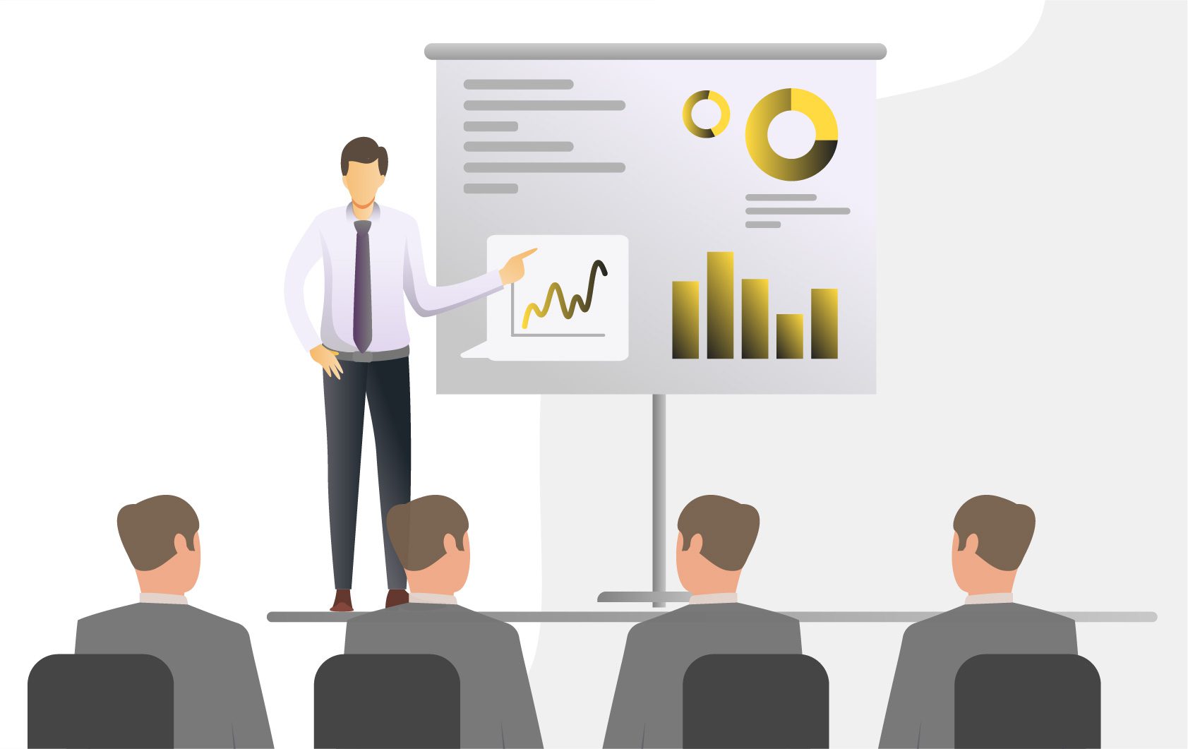 Eye Path Control for Presentations