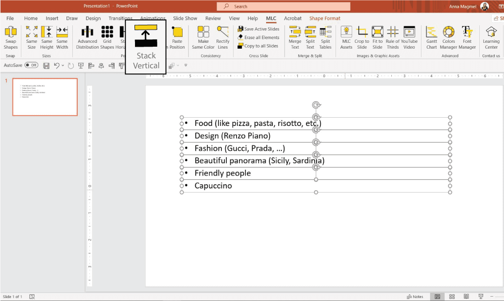 Eye Path Control for Presentations