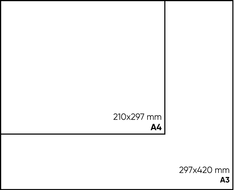 A3 PAPER 297×420 MM