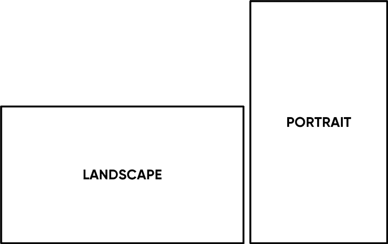 landscape vs portrait