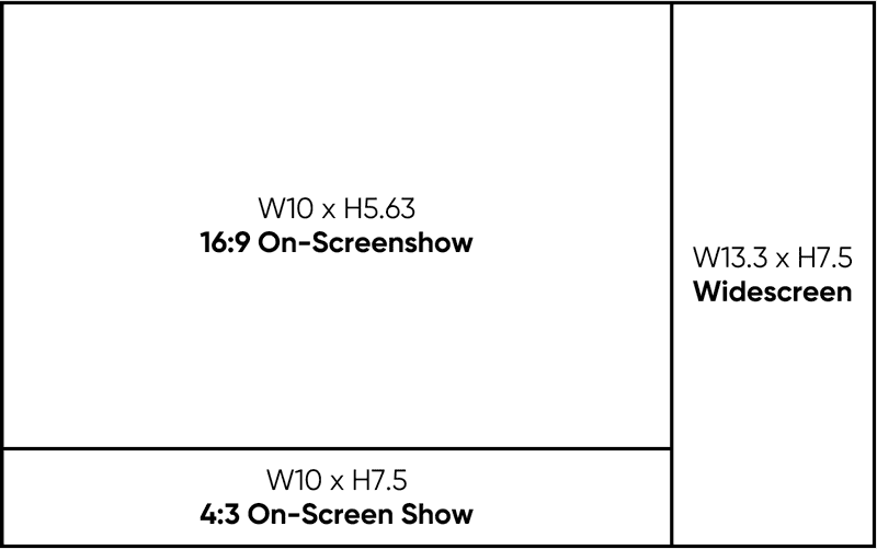 16:9 On-Screenshow